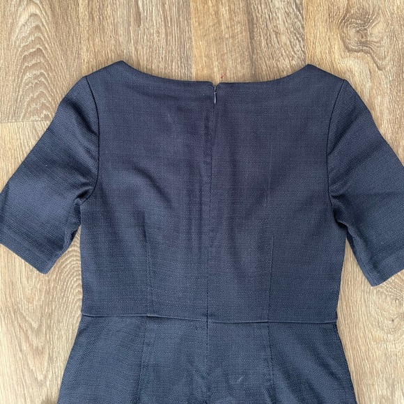 Boden Navy Blue Sheath Dress Size 6 Short Sleeve Work Dress office siren classic - Picture 8 of 8